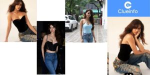 Disha Patani gorgeous Looks With Jeans And Black Corset Top Is The One That Kills