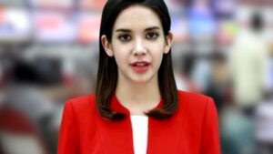 Soundarya Makes Debut as South India’s First AI News Anchor on Power TV’s Kannada Channel